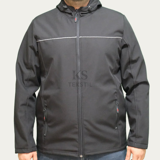 Softshell Kapşonlu Mont Mağazam